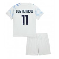 Stroje piłkarskie Inter Milan Luis Henrique #11 Koszulka Wyjazdowej dla dzieci 2025-26 Krótki Rękaw (+ szorty)